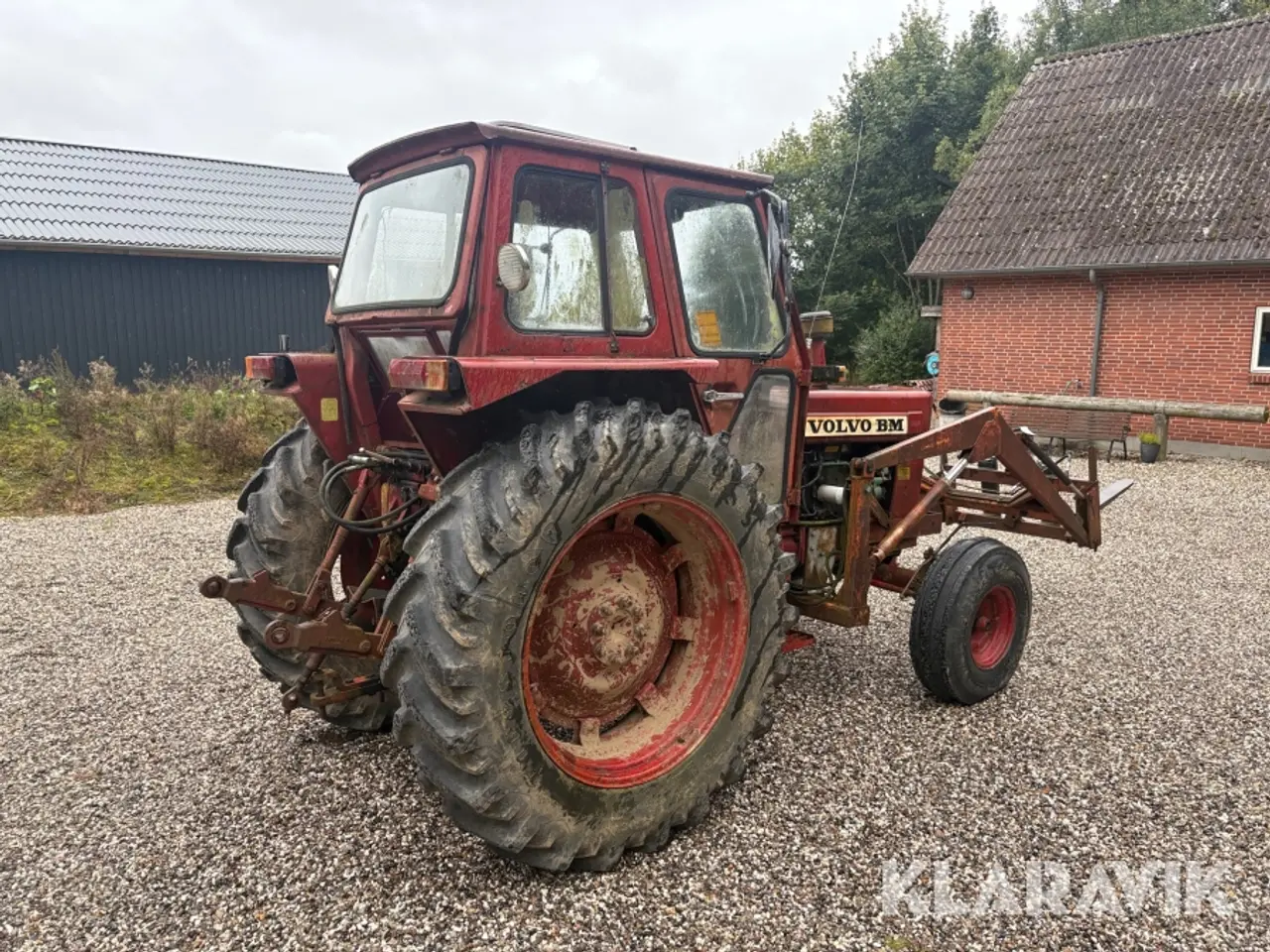 Billede 5 - Veterantraktor Volvo 650 med frontlæsser