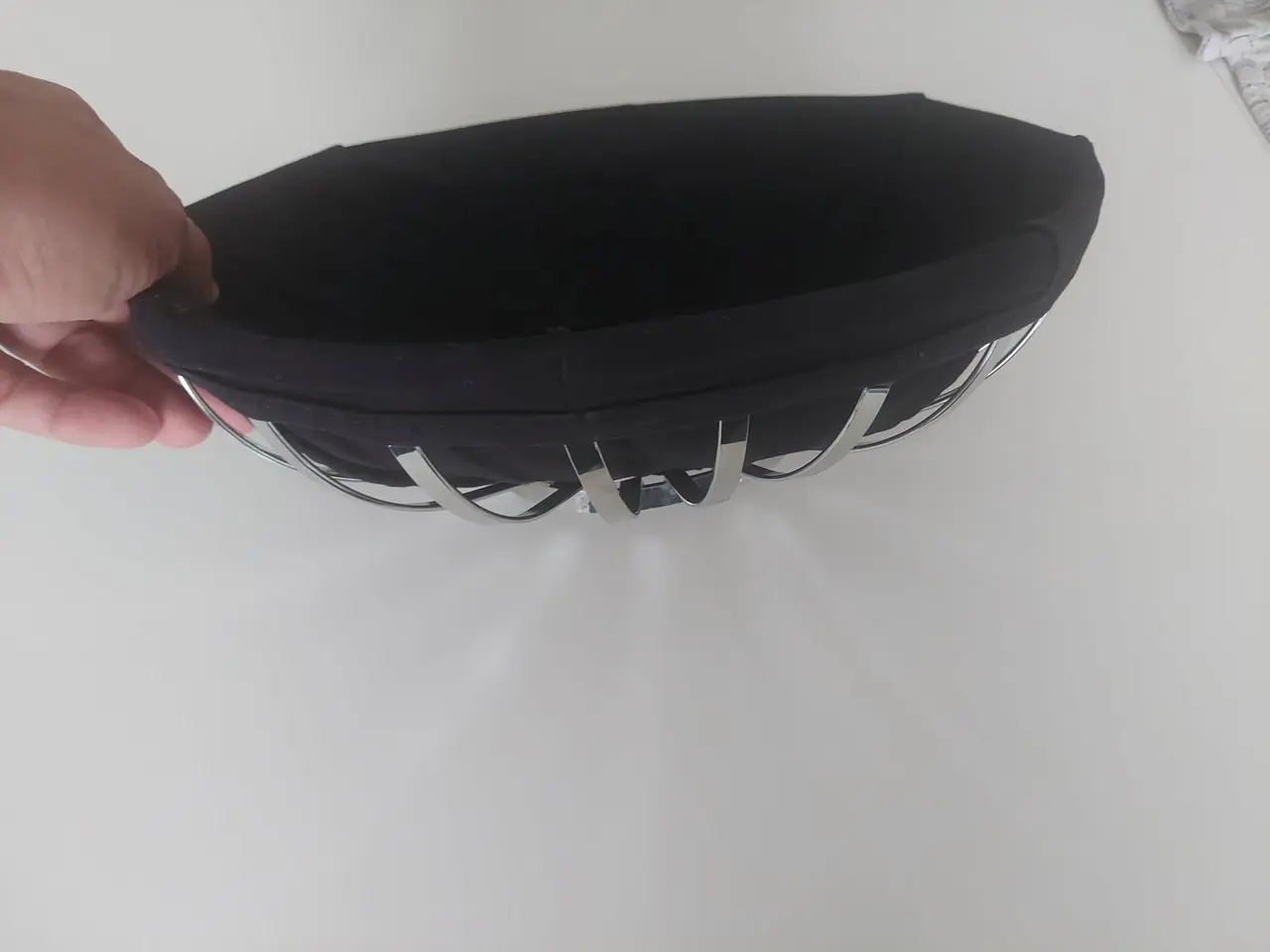 Billede 1 - Stelton brødkurv (frugtskål) med sort stofpose (br