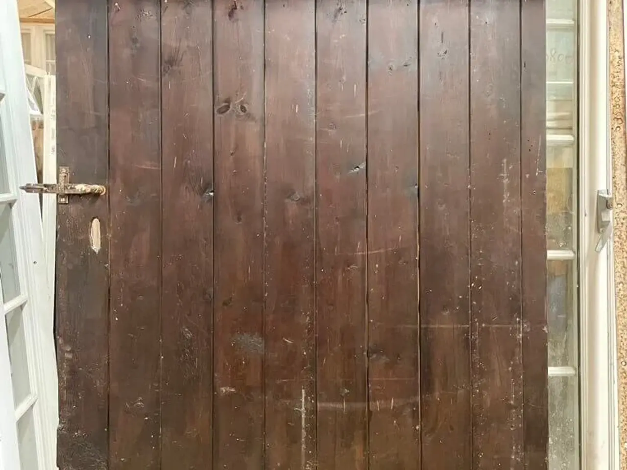 Billede 1 - Stor, original revledør/skydedør