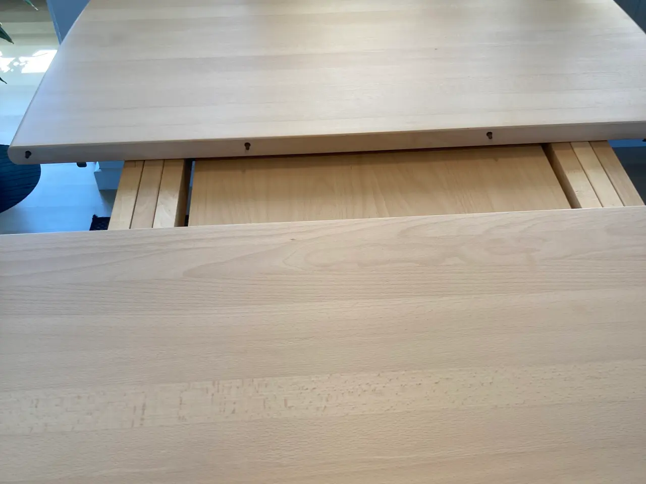 Billede 1 - Spisebord ubehandlet bøg.