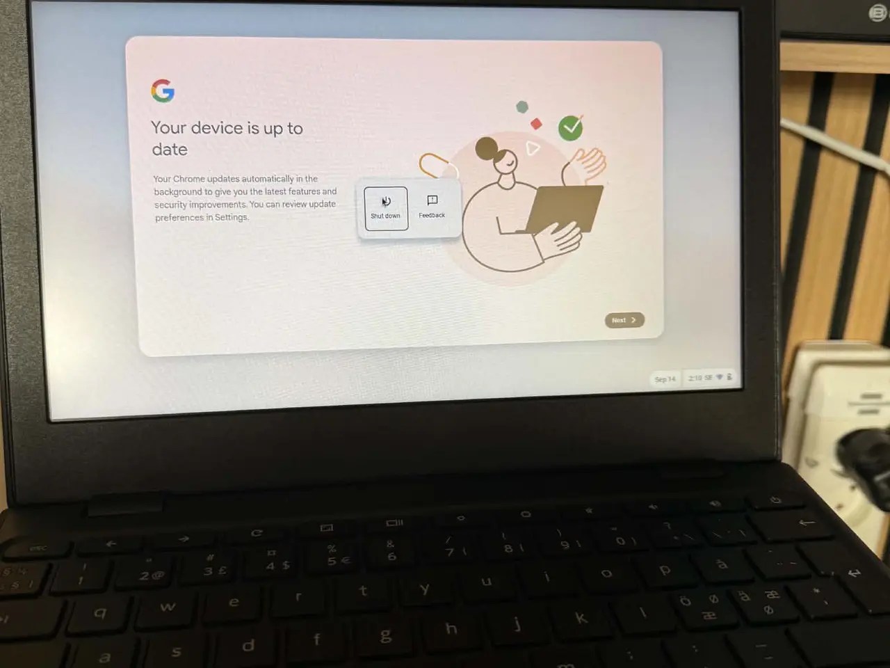 Billede 1 - 10 tommer Lenovo chrome