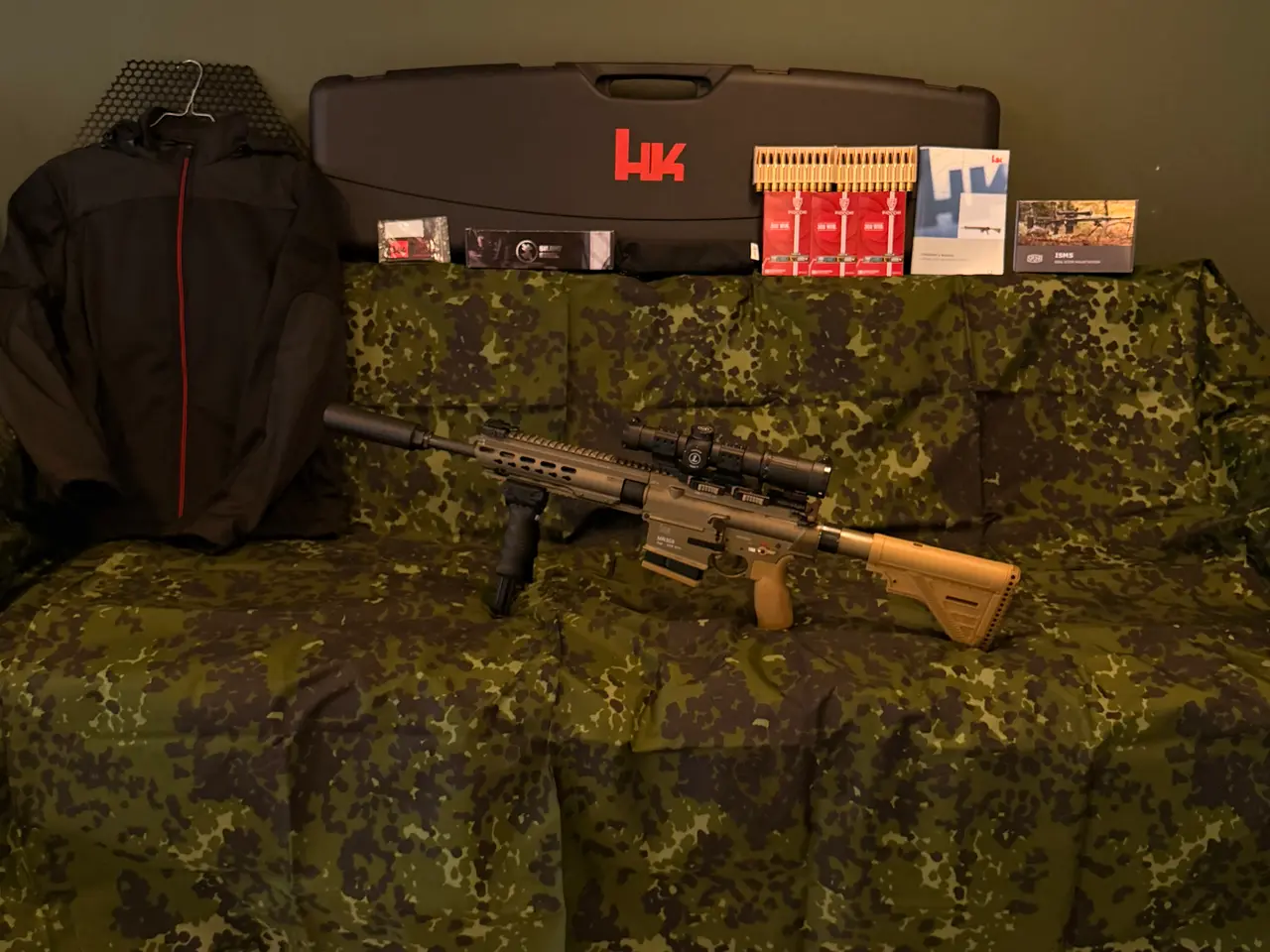 Billede 1 - HK MR308 13” RAL8000 (7,62cal Halvautomatisk)