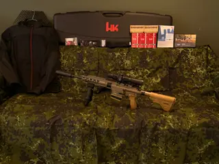 HK MR308 13” RAL8000 (7,62cal Halvautomatisk)