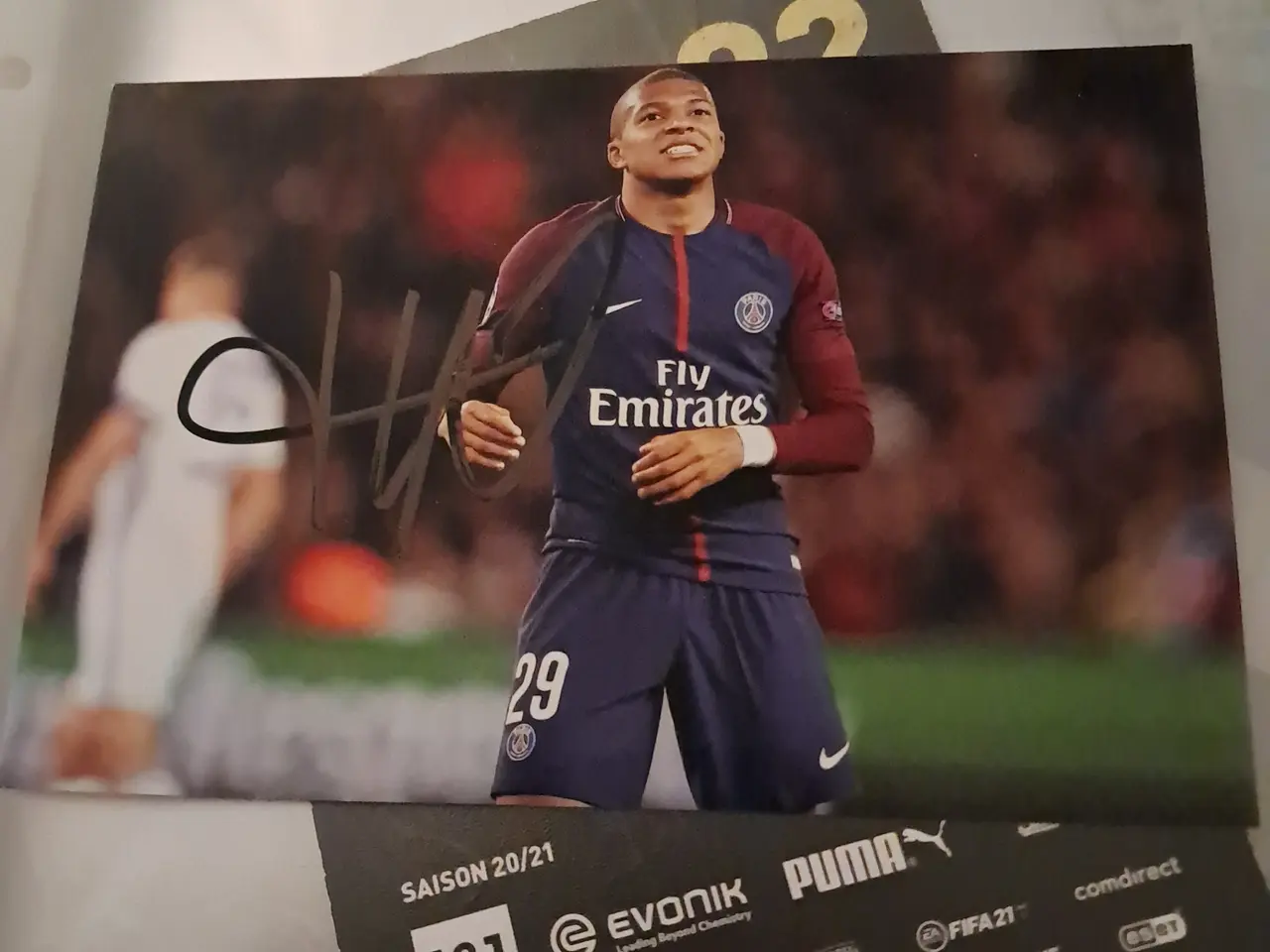 Billede 2 - Bellingham og mbappe autograf