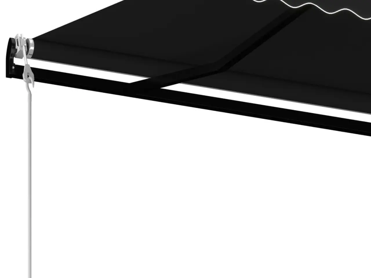Billede 5 - Markise 400 × 350 cm - automatisk betjening, antracitgrå