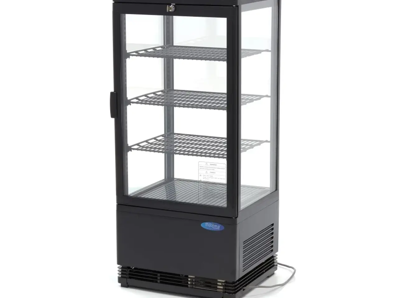 Billede 1 -  Kølemontre 78 liter – sort – B428 x D386 x H960 m