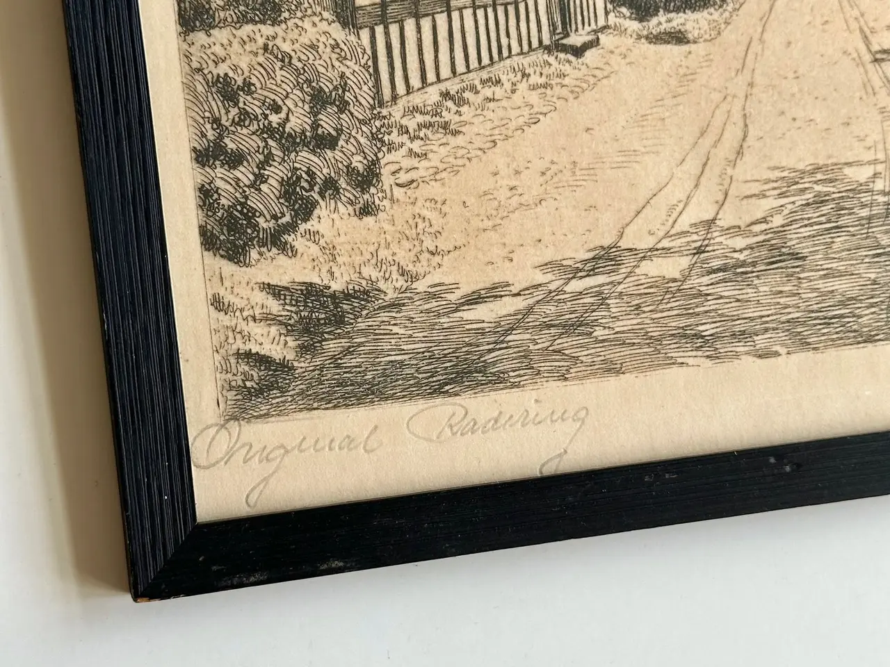 Billede 3 - Original radering, signeret