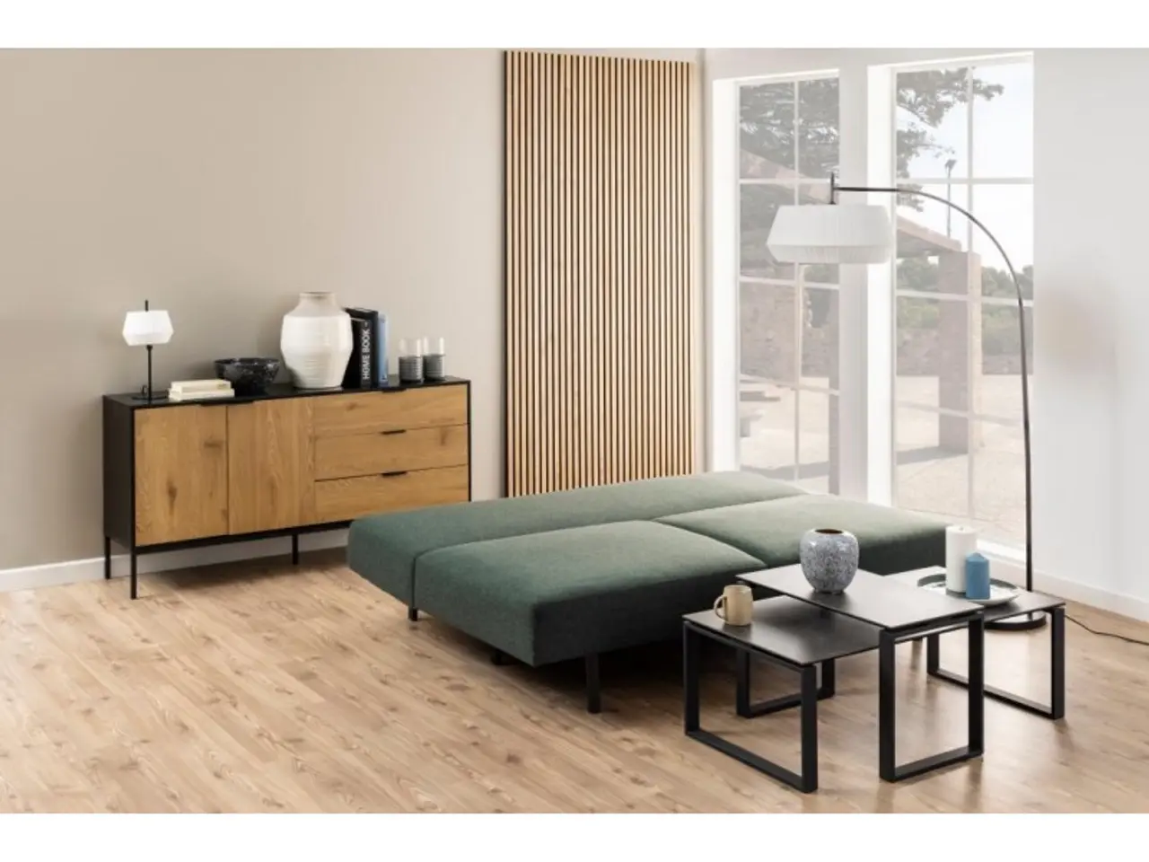 Billede 8 - Malling sovesofa grøn  stof
