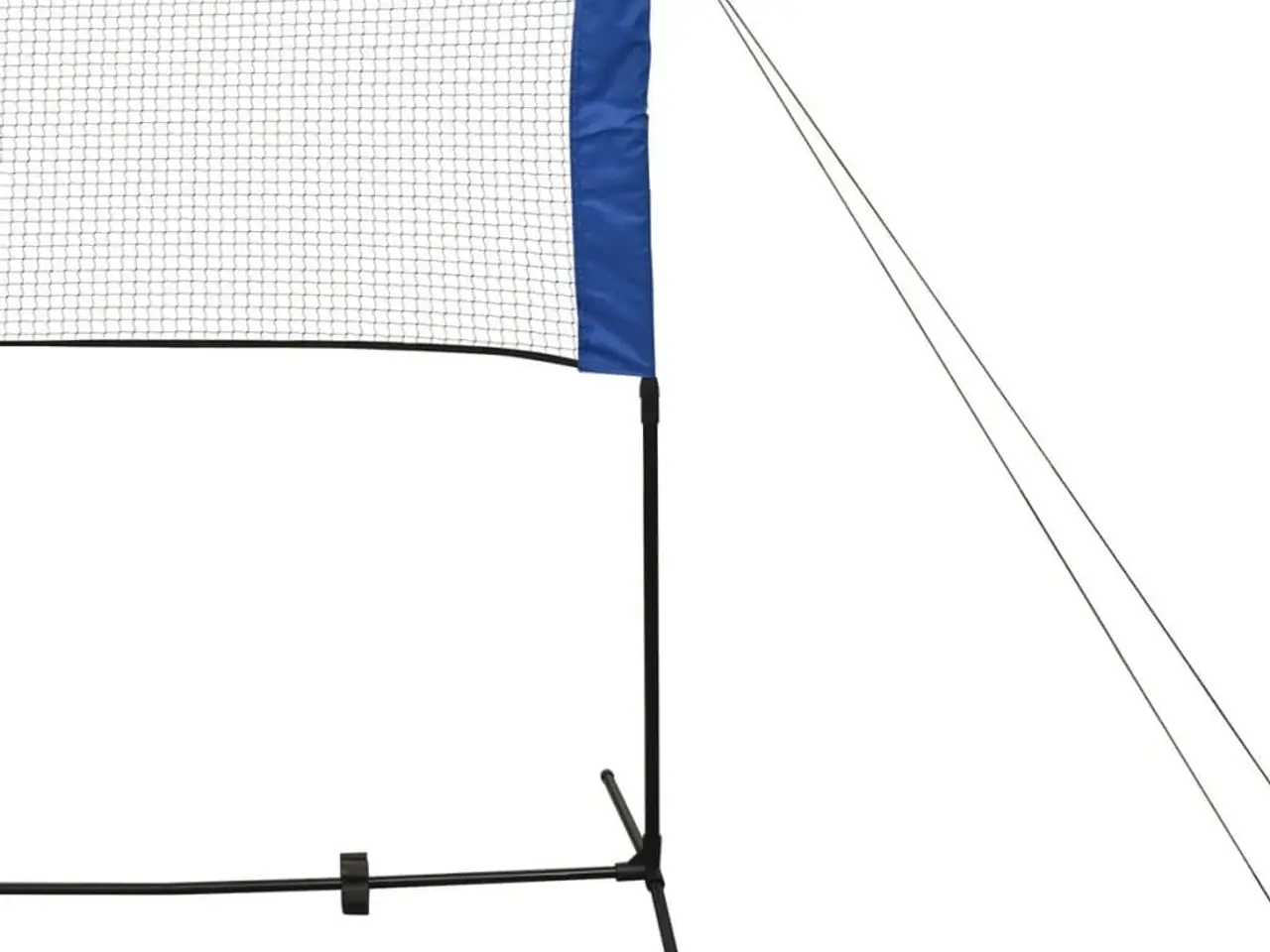 Billede 4 - Badmintonnet med fjerbolde - 600 x 155 cm, højdejusterbart