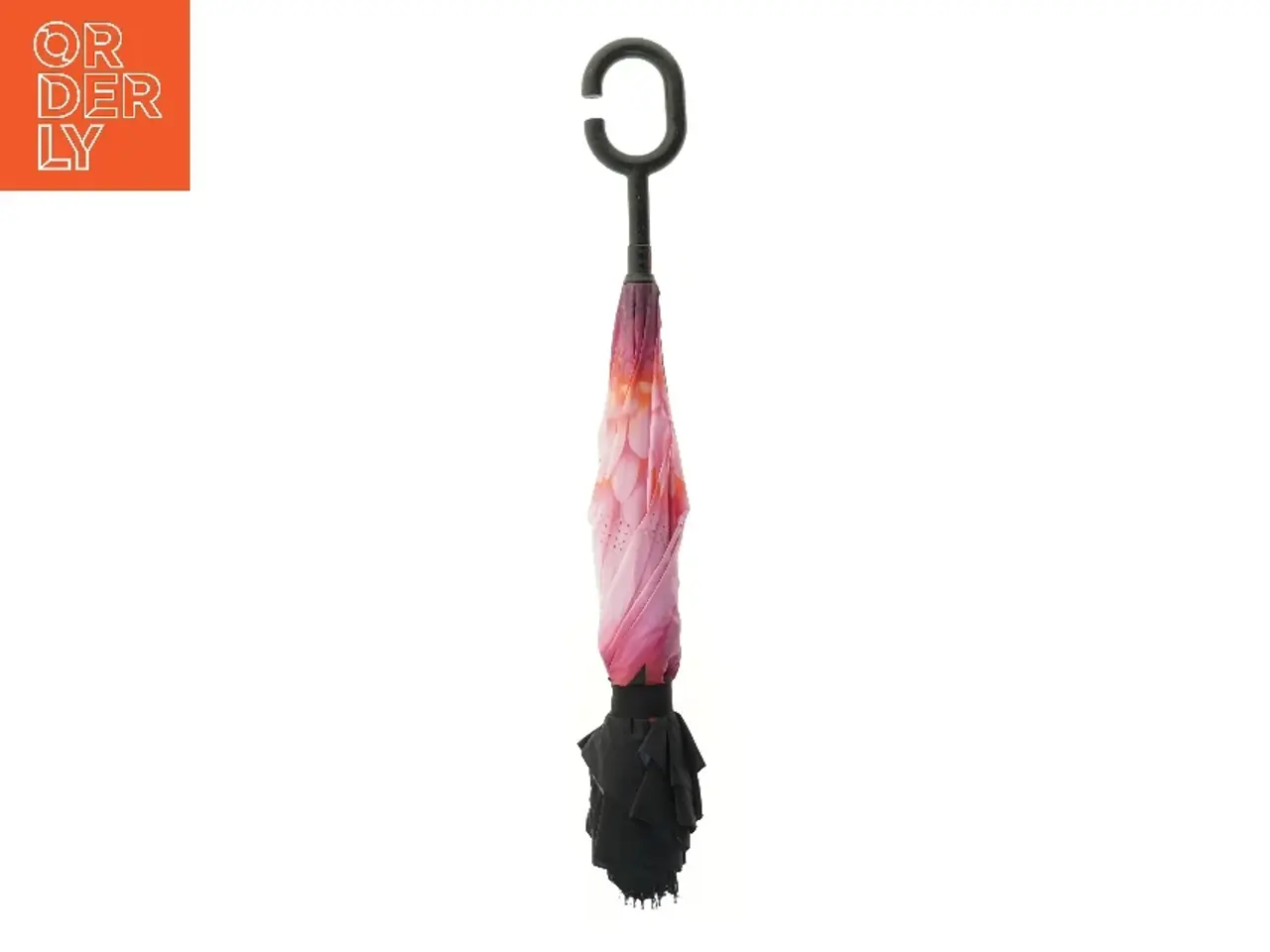 Billede 2 - Ny Paraply med C-formet håndtag (str. 81 cm)