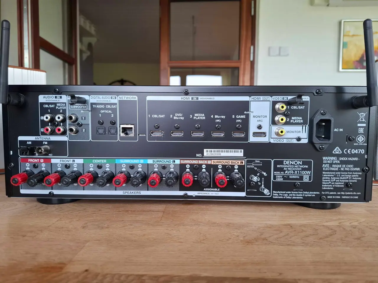 Billede 3 - Denon surround med AVR-X1100W receiver og højtaler