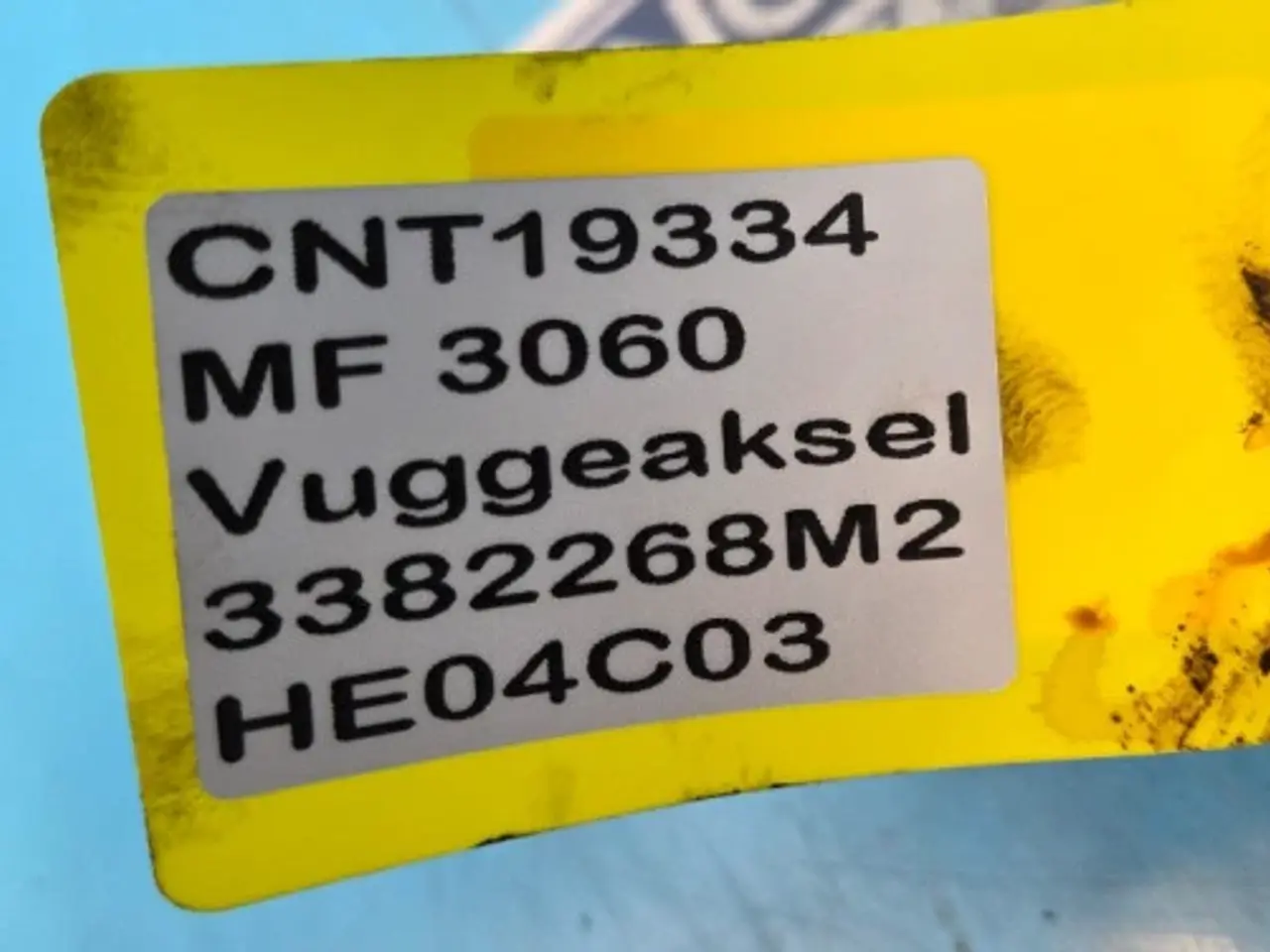 Billede 10 - Massey Ferguson 3060 Vuggeaksel 3382268M2