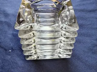 6 stk askebægre i klar glas- vintage