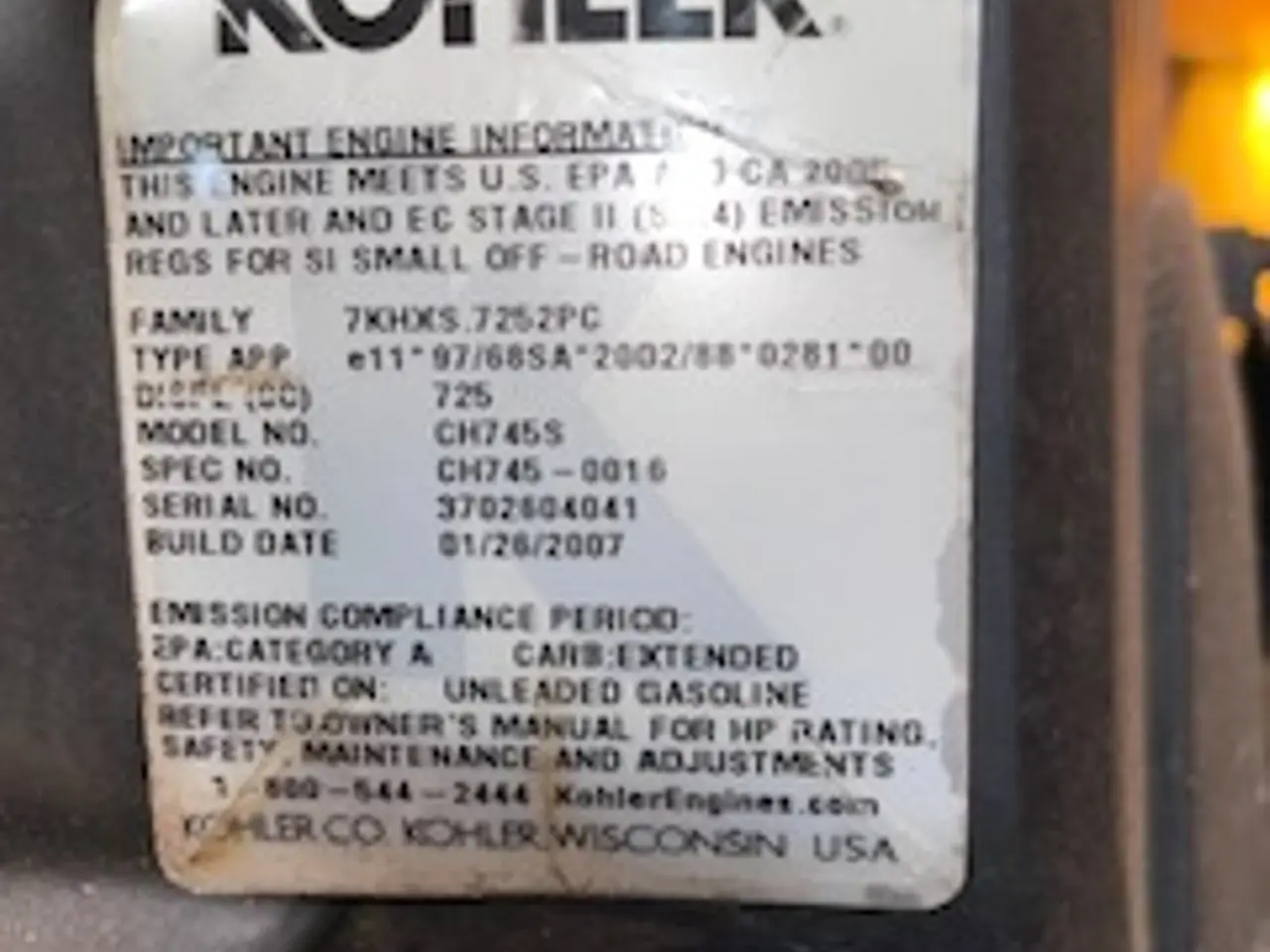 Billede 1 - Kohler 2 cyl 28 hk