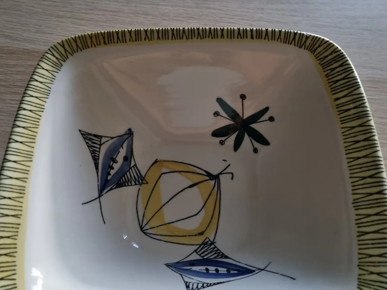 Billede 5 - Flot retro skål Stavangerflint "Bambus" model 2001