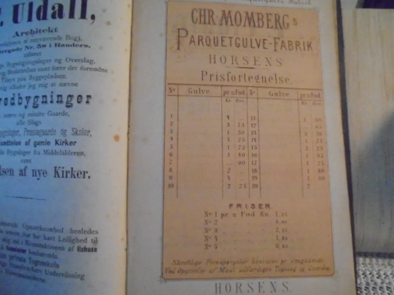 Billede 8 - F. Uldall – overslagsbog – udg. fra 1880 – byggeri