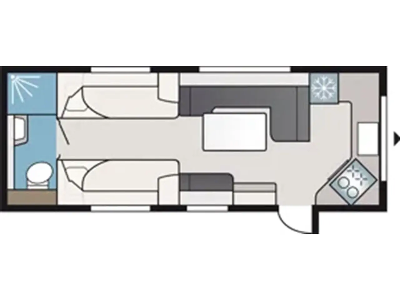 Billede 2 - 2027 - Kabe Imperial 630 TDL FK KS
