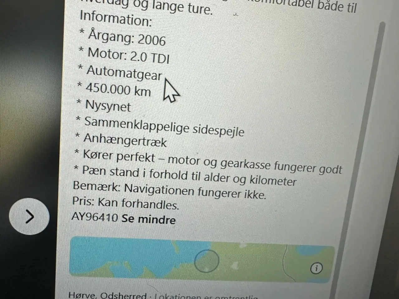 Billede 1 - Audi A4 B7 holder syn længe
