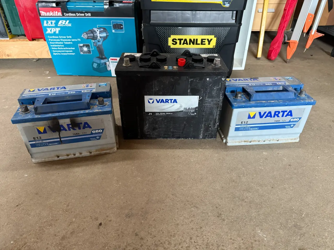 Billede 1 - 3 stk varta batterier - sælges samlet