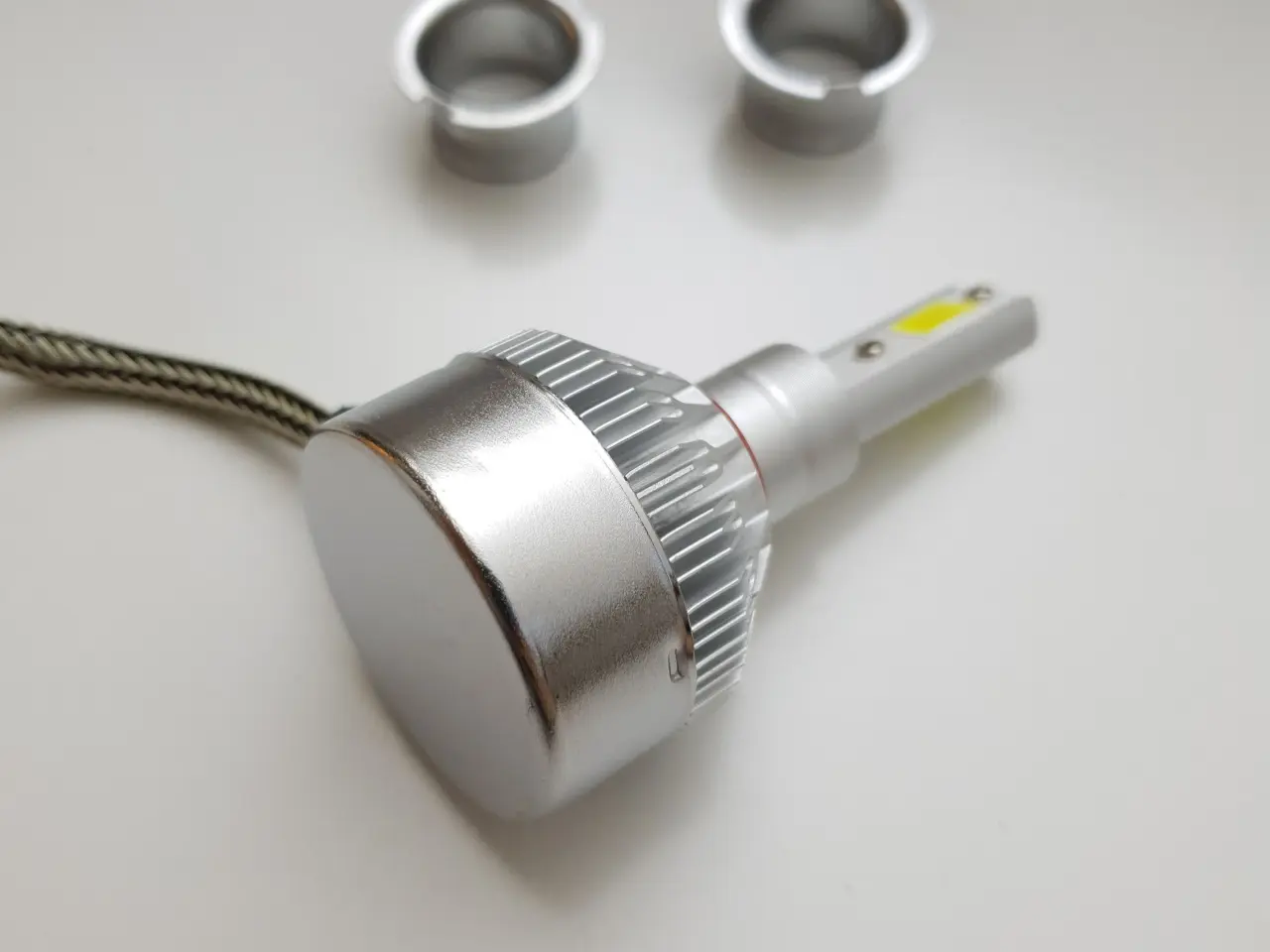 Billede 3 - H3 LED Pærer 6000K 7600LM 72W