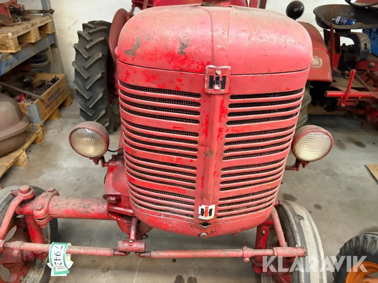Billede 5 - Veterantraktor International Harvester Super A med plov