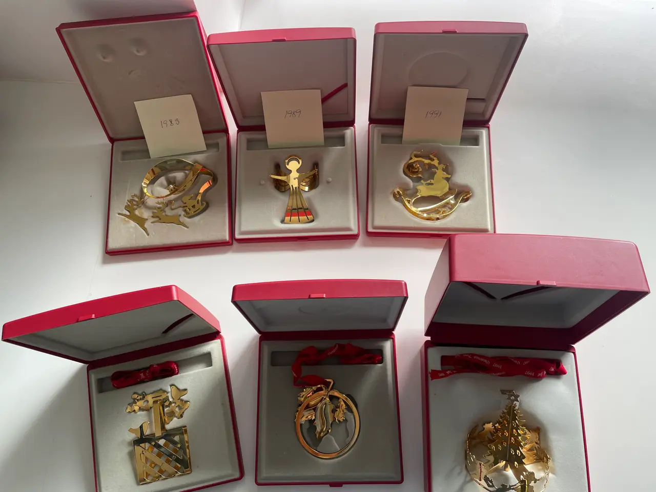 Billede 1 - Georg Jensen juleuroer i æsker – flere årgange