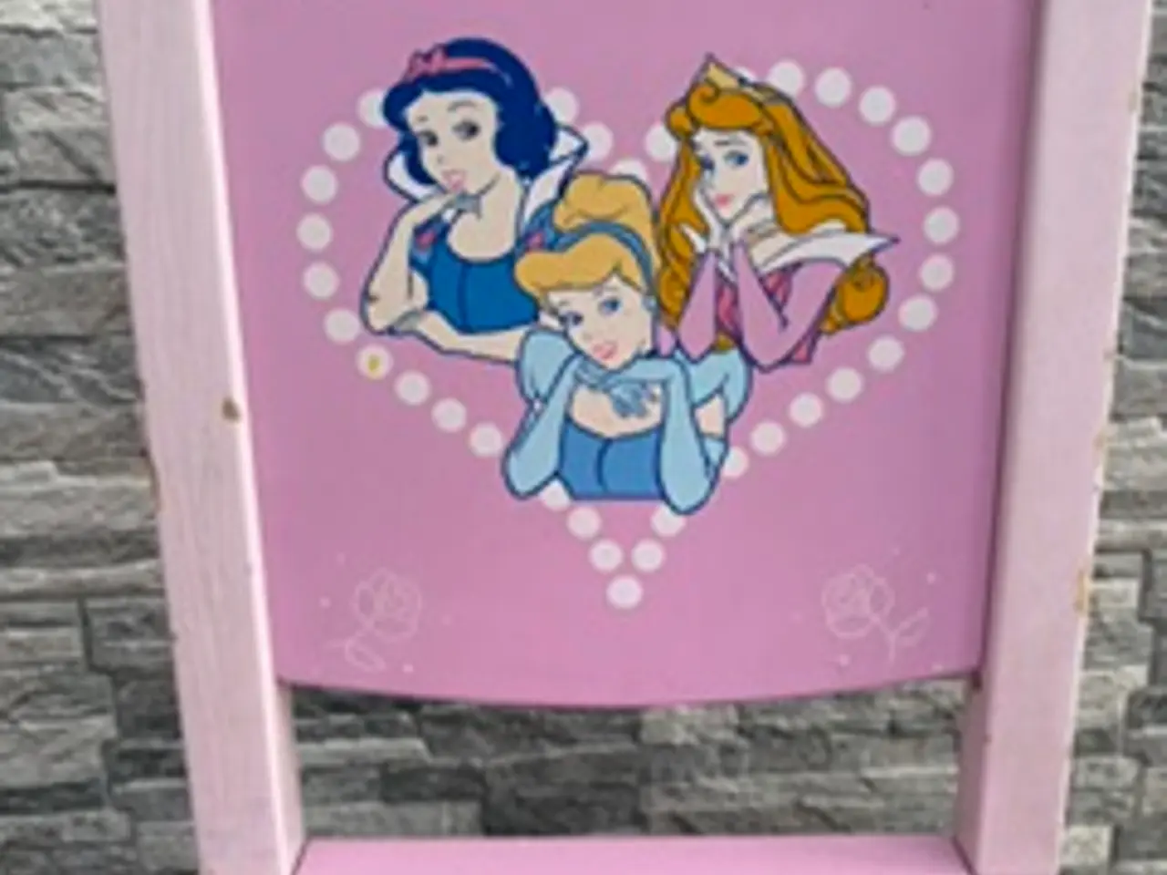 Billede 4 - Prinsesse stol med patina / bud gerne