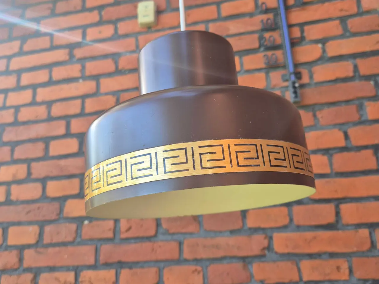 Billede 13 - Klassisk brun retrolampe fra danske Vitrika