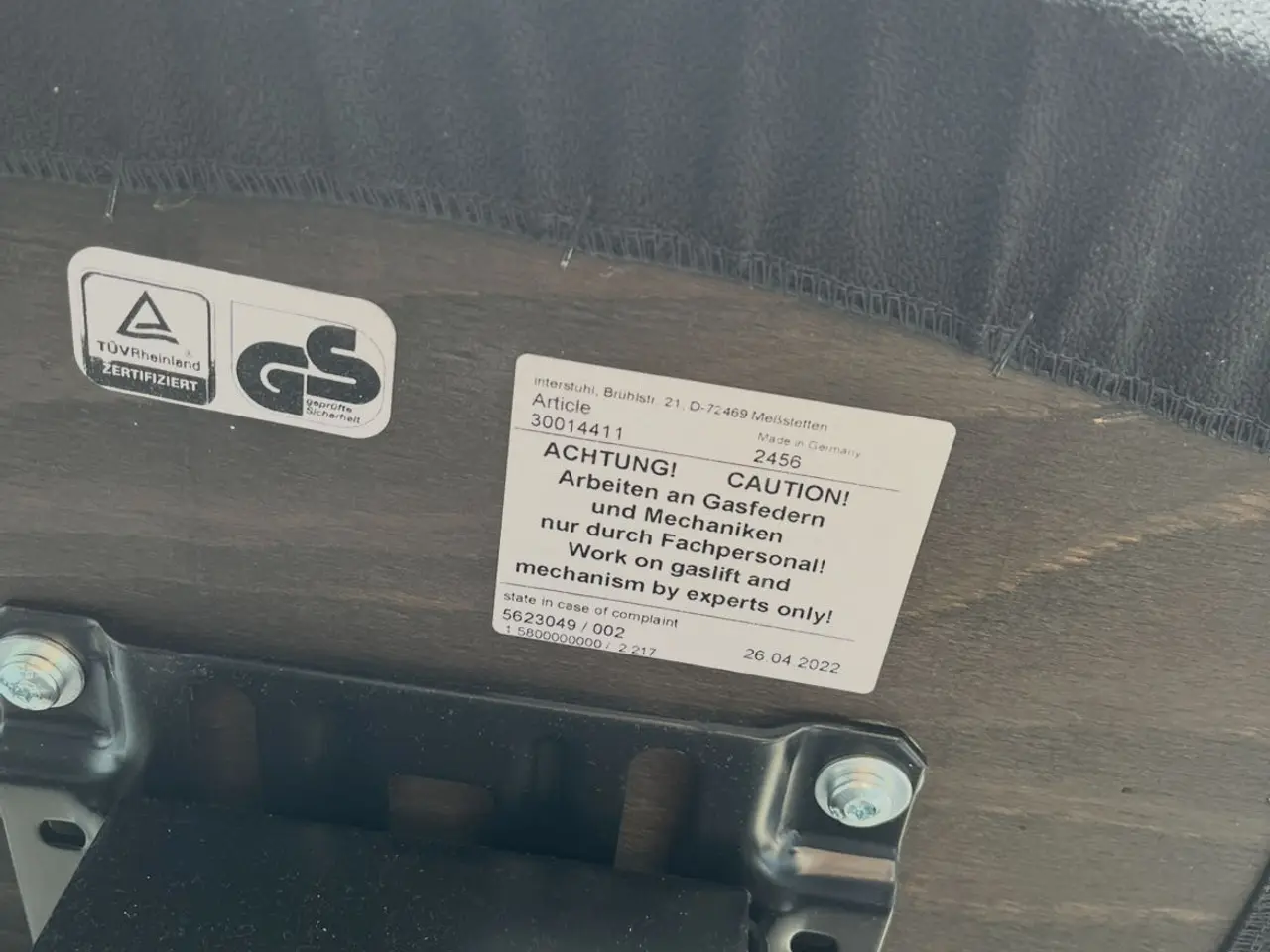 Billede 2 - Interstuhl Younico 2456 – Ergonomisk Kontorstol (S