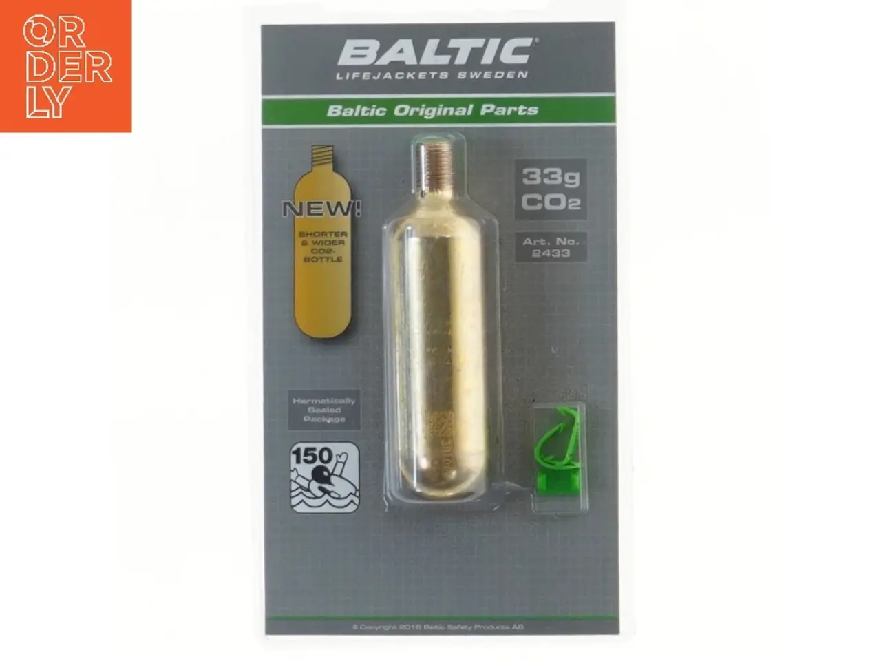 Billede 1 - Baltic 33g CO2 patron til redningsvest