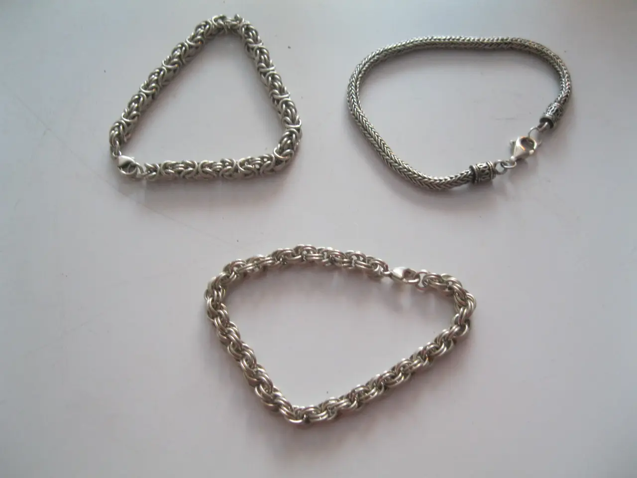 Billede 1 - armbånd sterling sølv 19 cm.
