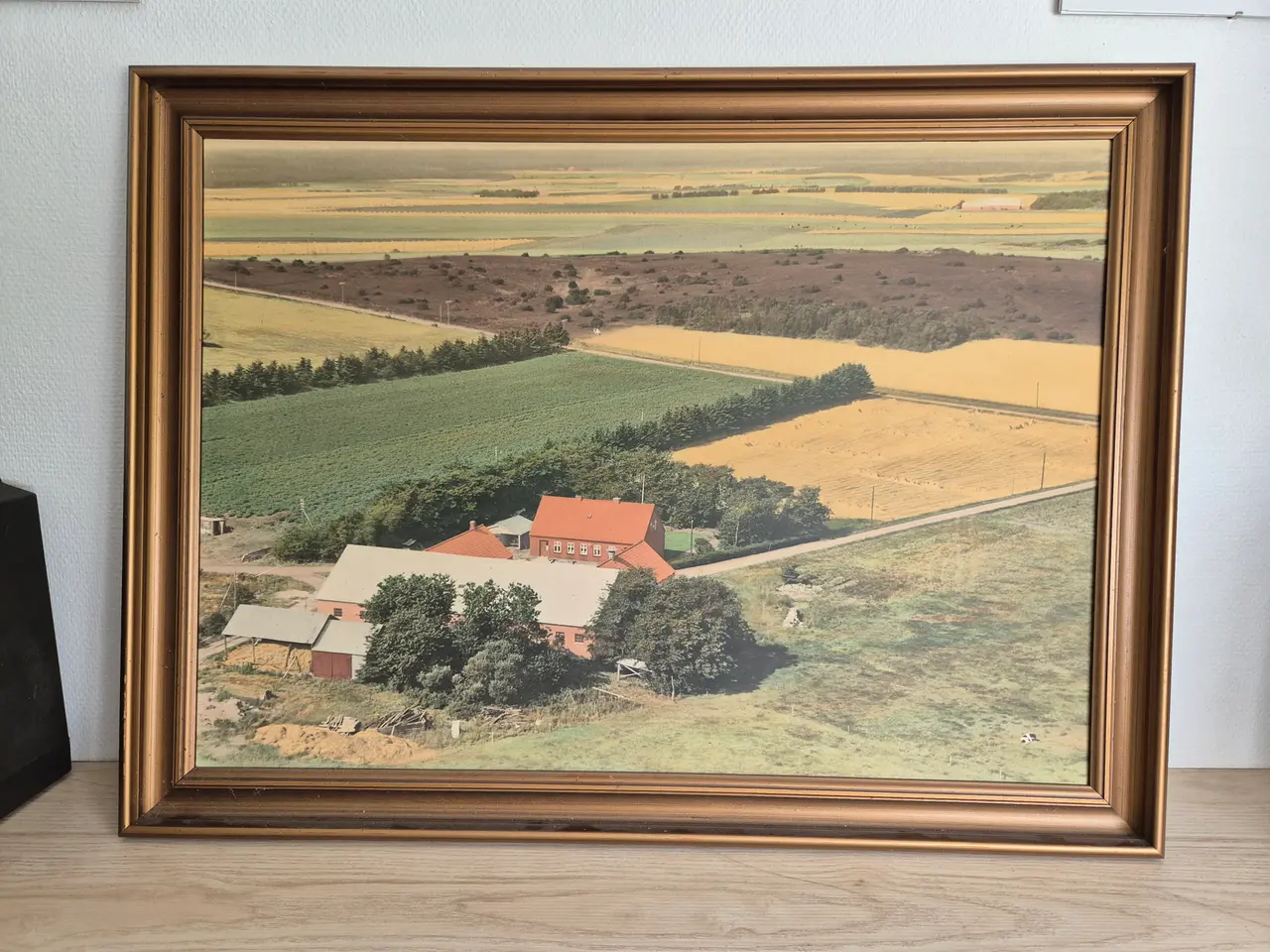 Billede 1 - Maleri Gammelt Odense Lufthavn Beldringe 85 X 64,