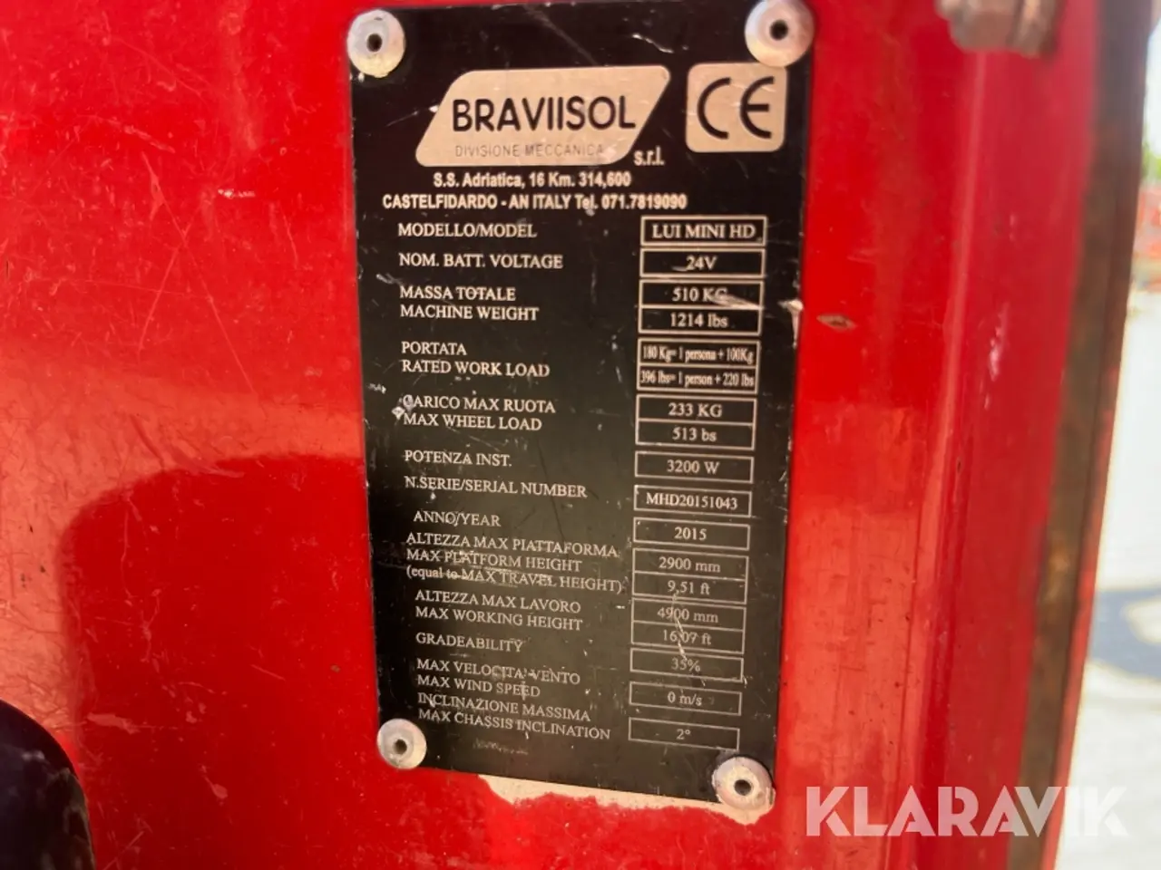 Billede 9 - Søjlelift Braviisol Lui Mini HD 5meter