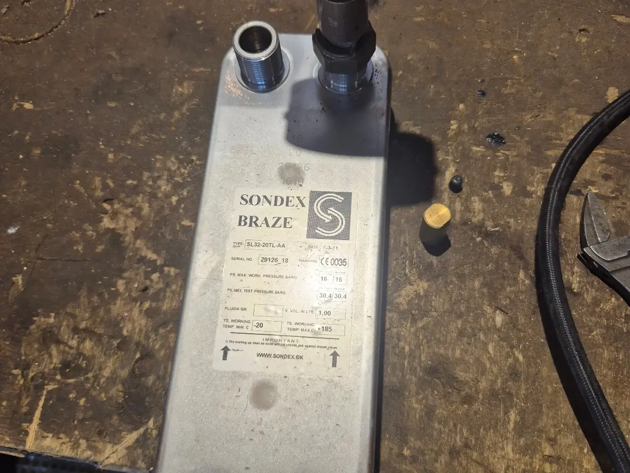 Billede 1 - Veksler til brugsvand og varme