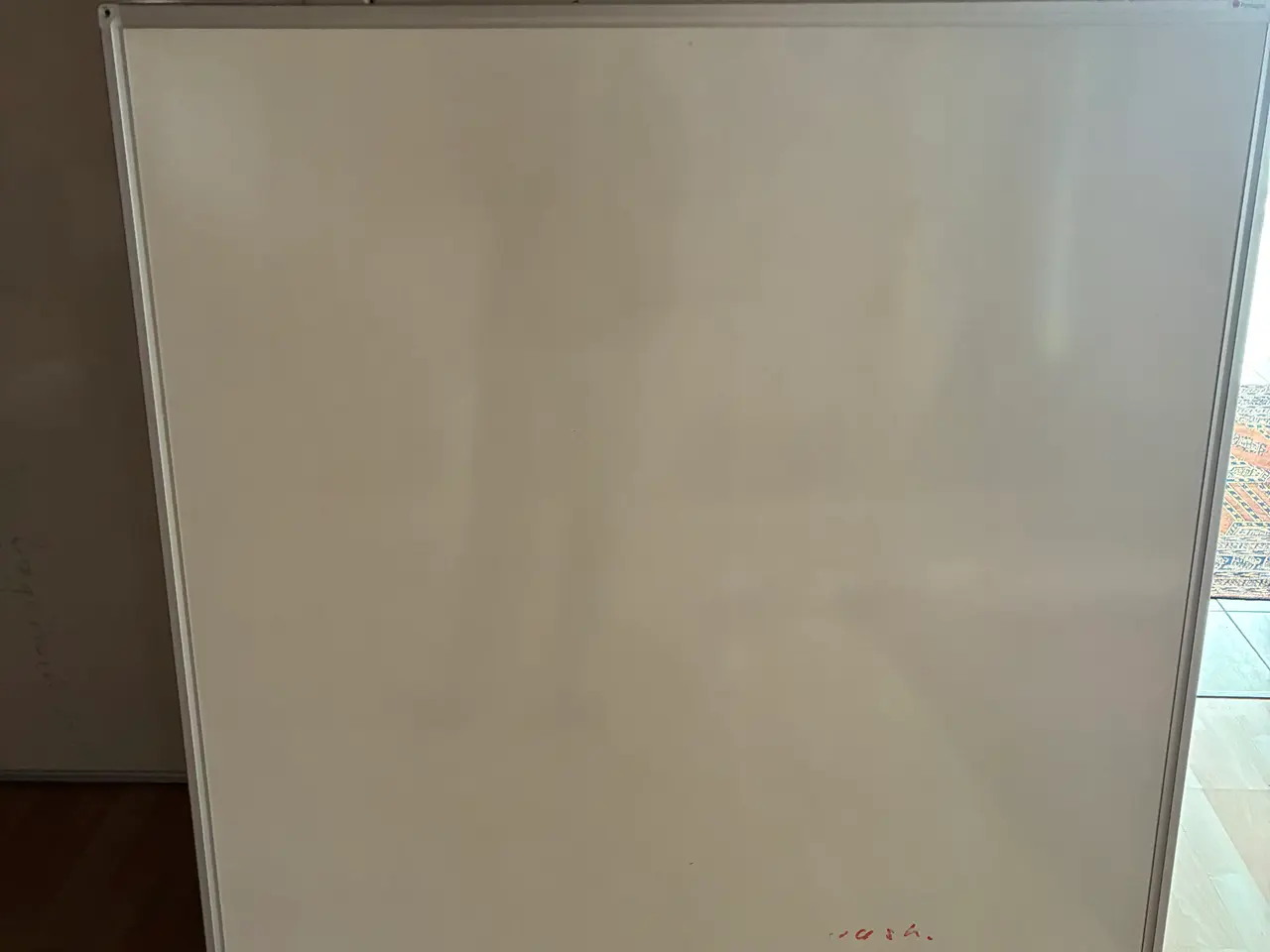 Billede 1 - 2 stk whiteboard-tavler