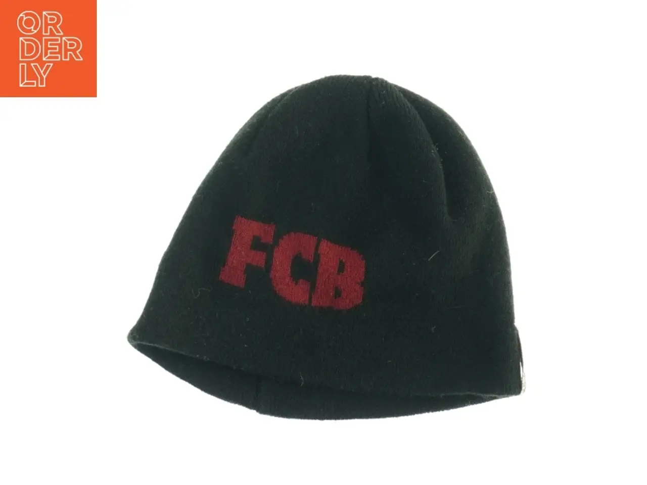Billede 1 - Sort hue med FCB logo (str. 6-8 år)