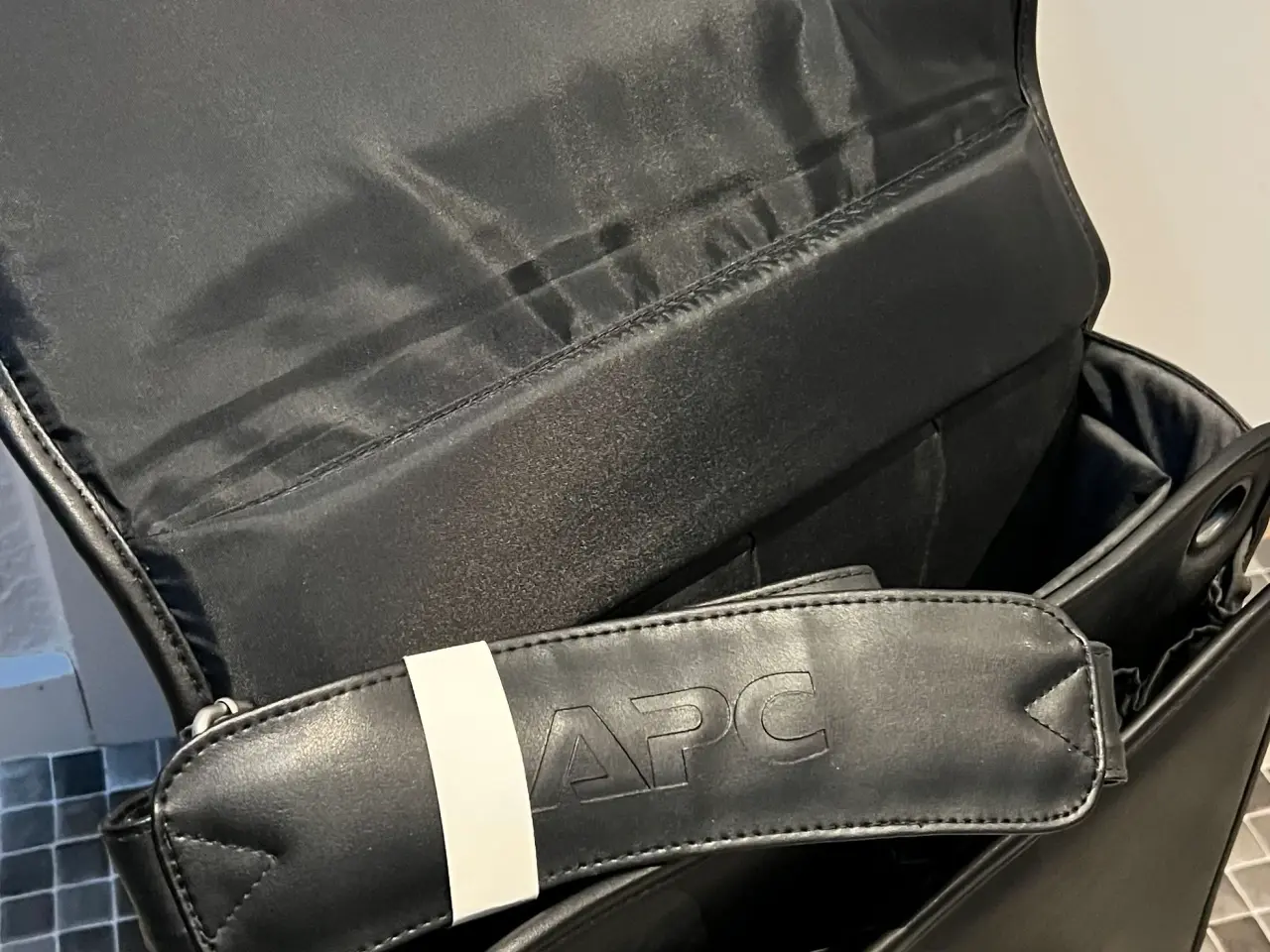 Billede 4 - A.P.C. taske sort kunstlæder unisex