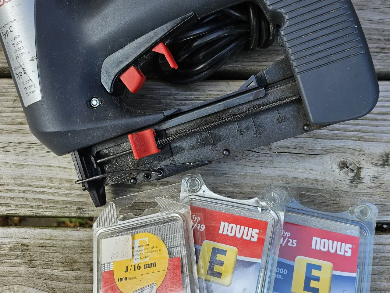 Billede 1 - El stifte/klamme pistol med min. 2800 stifter