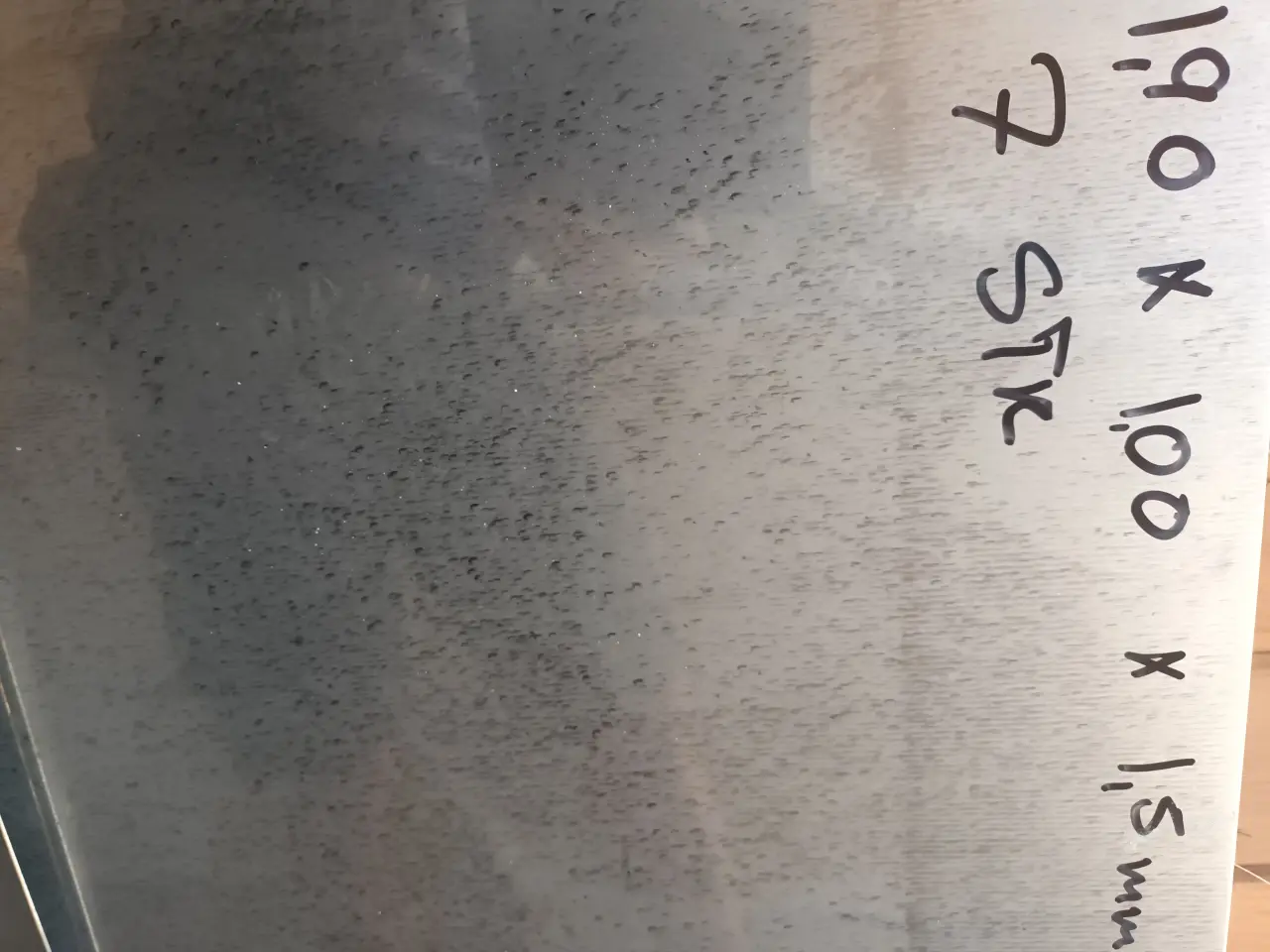 Billede 2 - 6 Stk Rustfrie Stålplader 1,5 mm 100x190 cm 