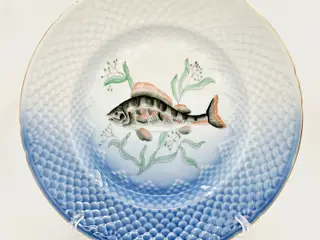 Mågestel Fisketallerken Aborre nr.9. sortering 2