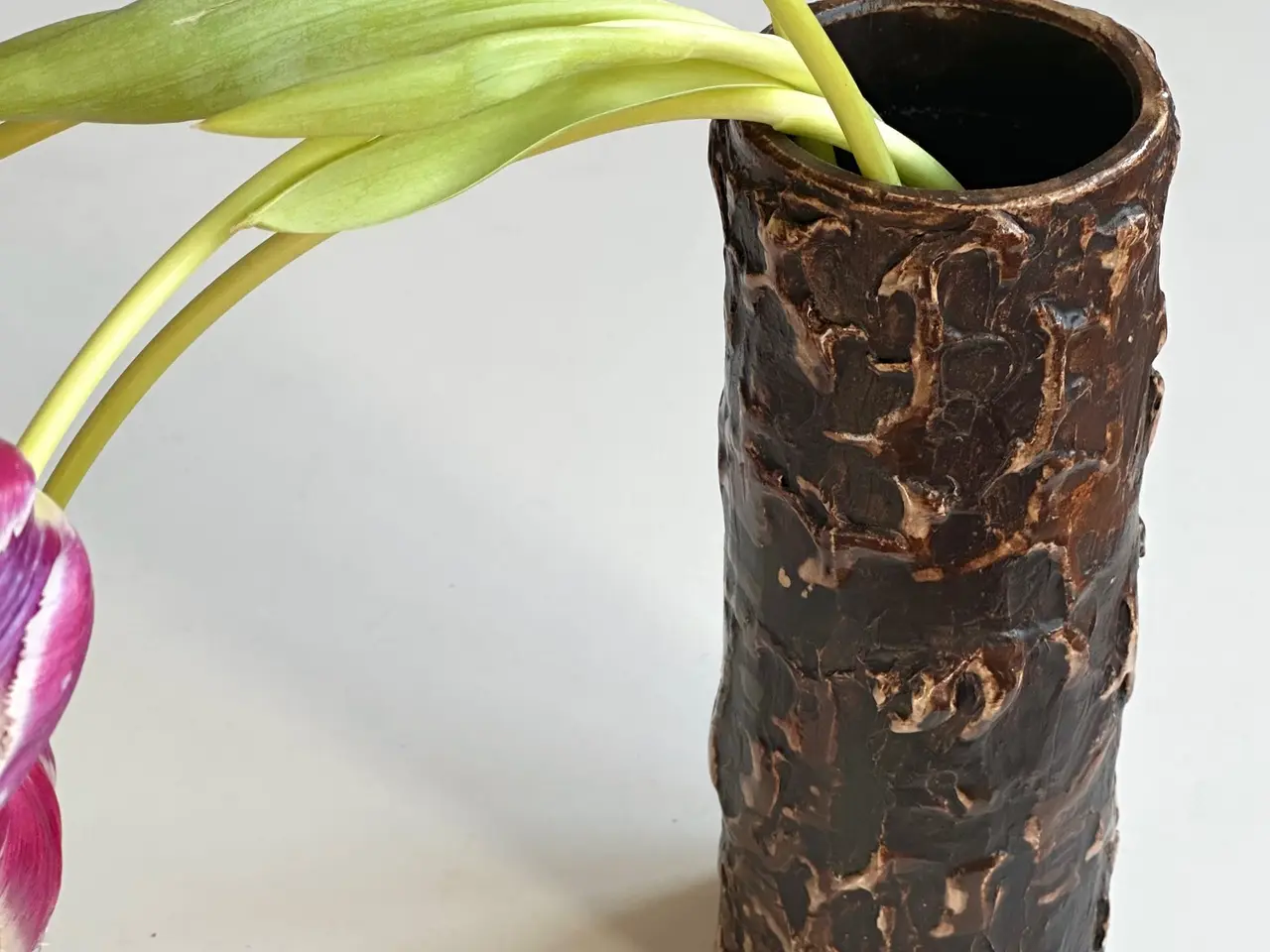 Billede 2 - Keramikvase, brutalistisk