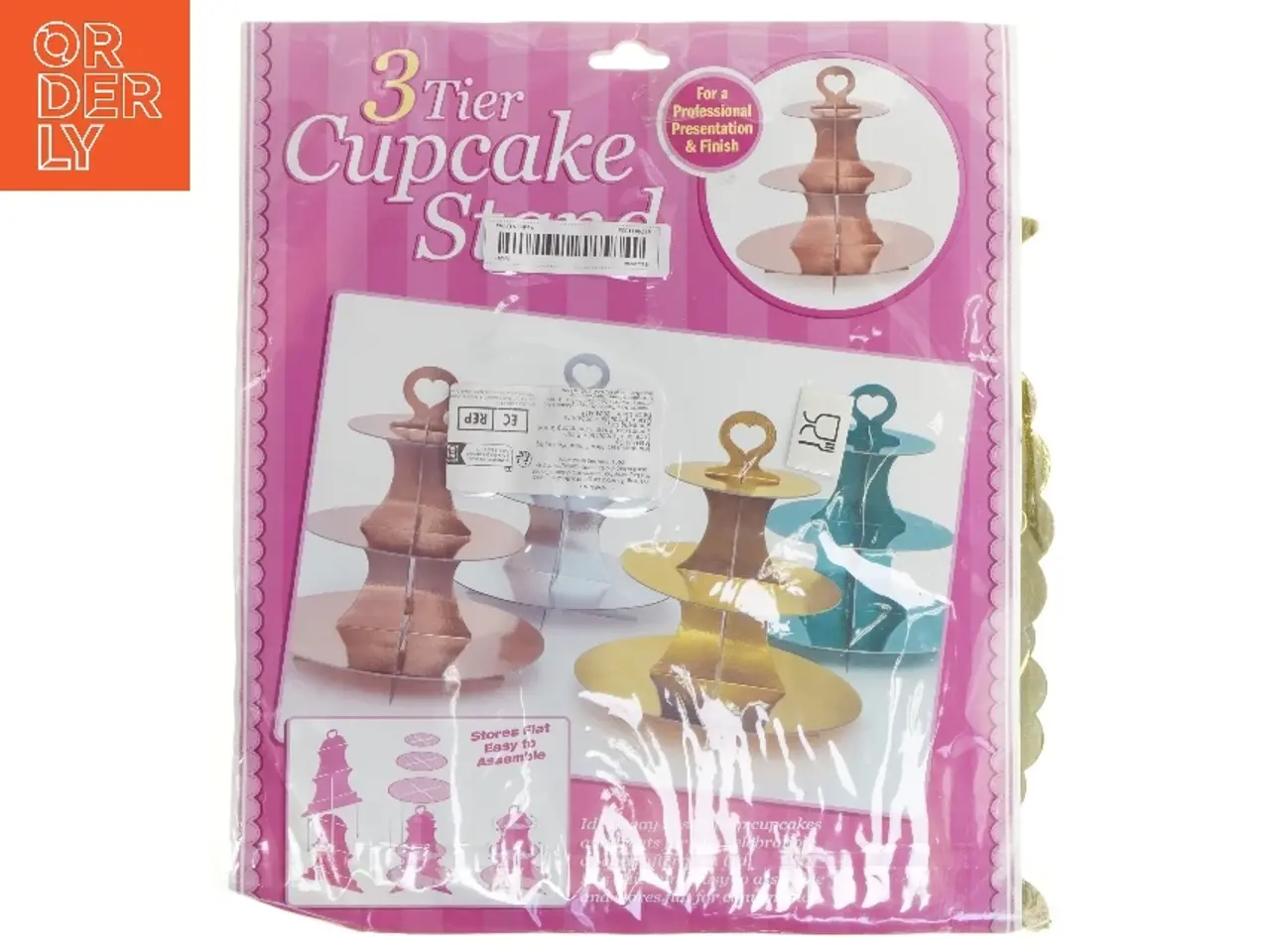 Billede 1 - Cupcake stativ i 3 niveauer (str. 34x30 cm)