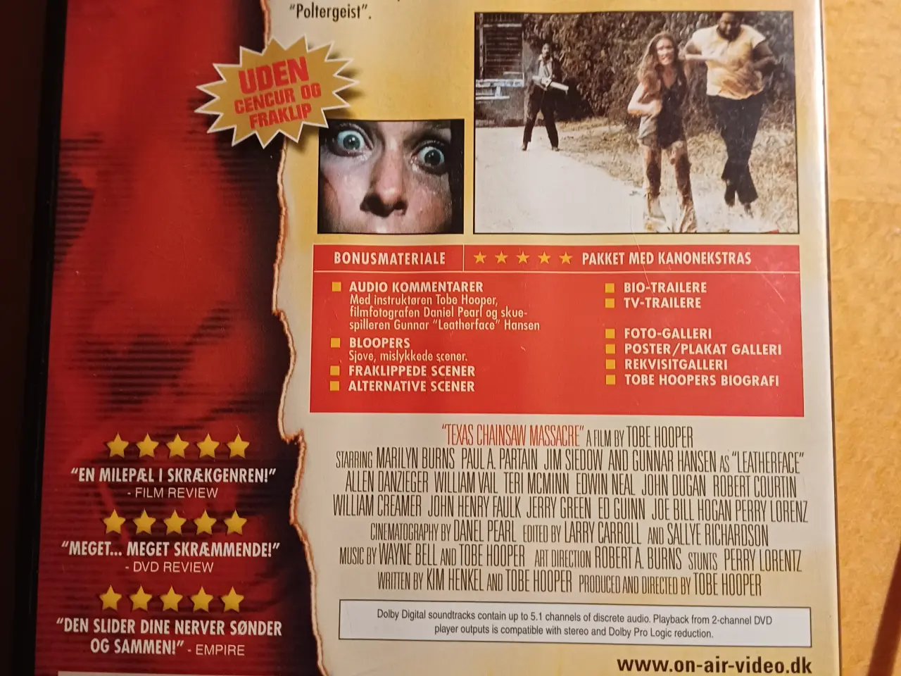 Billede 3 - Texas Chainsaw Massacre /Motorsavs - Massakren DVD