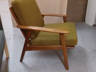 Retro lænestol i Teaktræ sælges