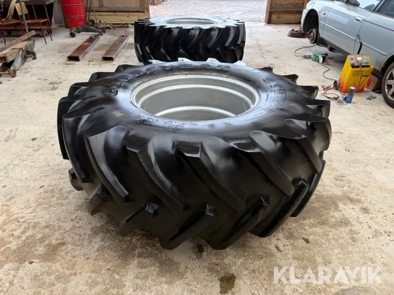 Billede 6 - Hjul Goodyear STR 24.5 R32 med Bredal-nav 2 Styk