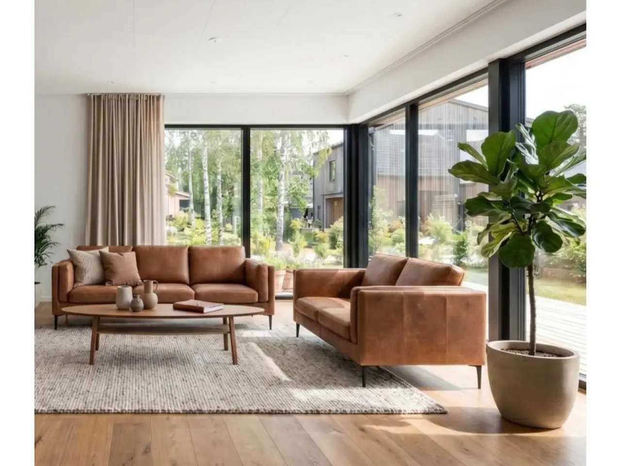 Billede 6 - Valencia 3 pers. sofa læder Cognac
