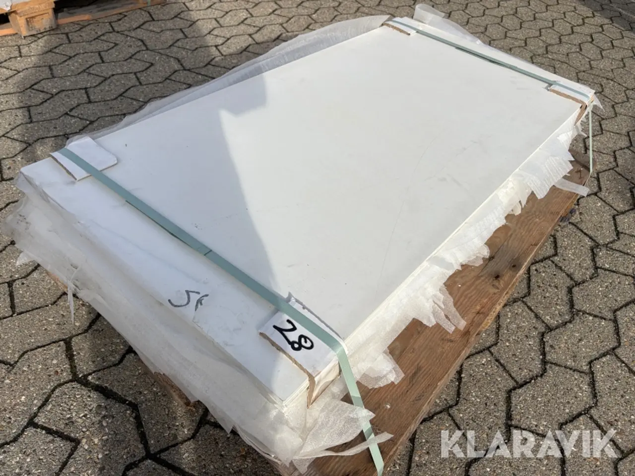 Billede 3 - Eternitplader - 119,5x59,5 cm - 28 styks - perle