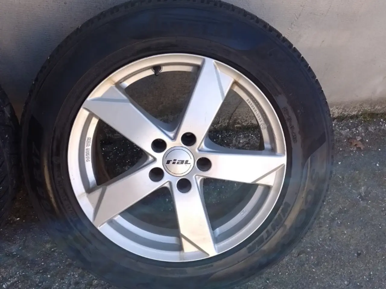 Billede 5 - 17" Alufælge med vinterdæk 5x112