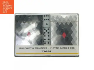 Spillekort og terninger fra Tiger
