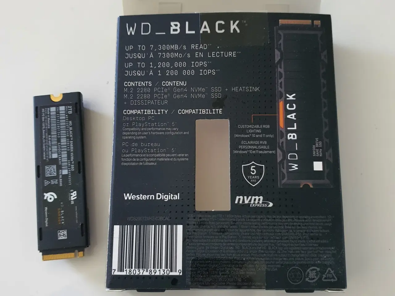 Billede 4 - Ps5 lagerplads WD_BLACK SN850X SSD med 2 TB